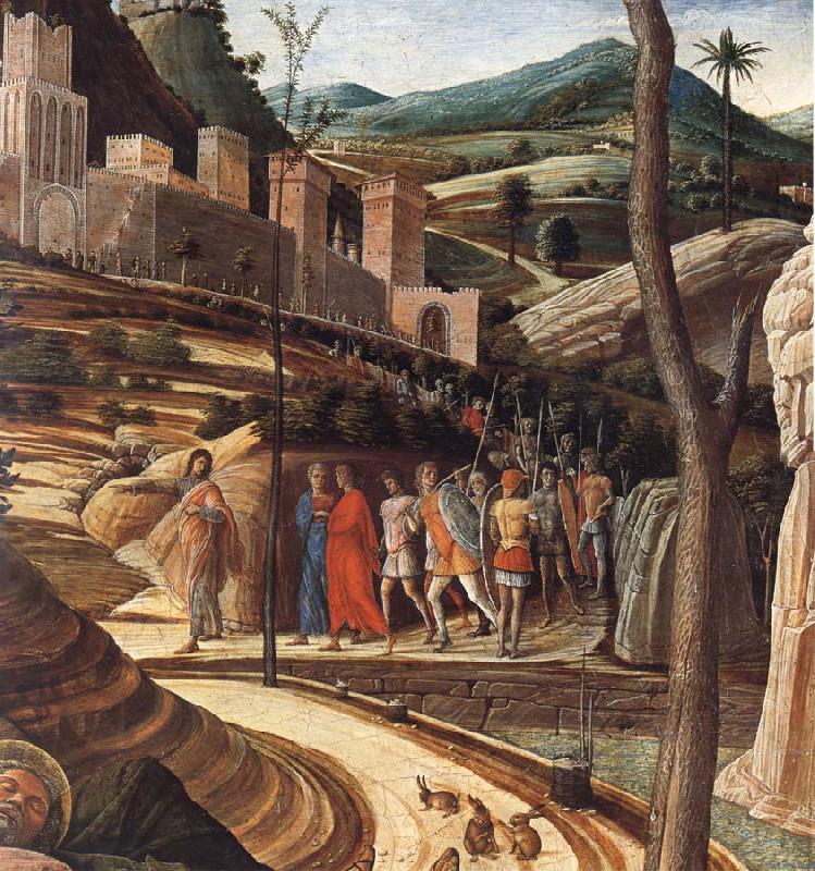 Andrea Mantegna Detail of The Agony in the Garden France oil painting art